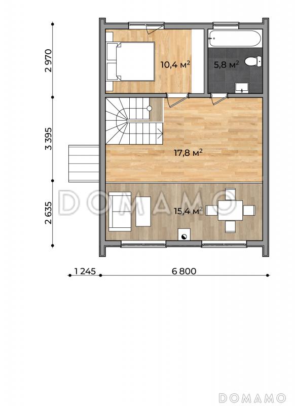 Чародей / План 2 этажа
