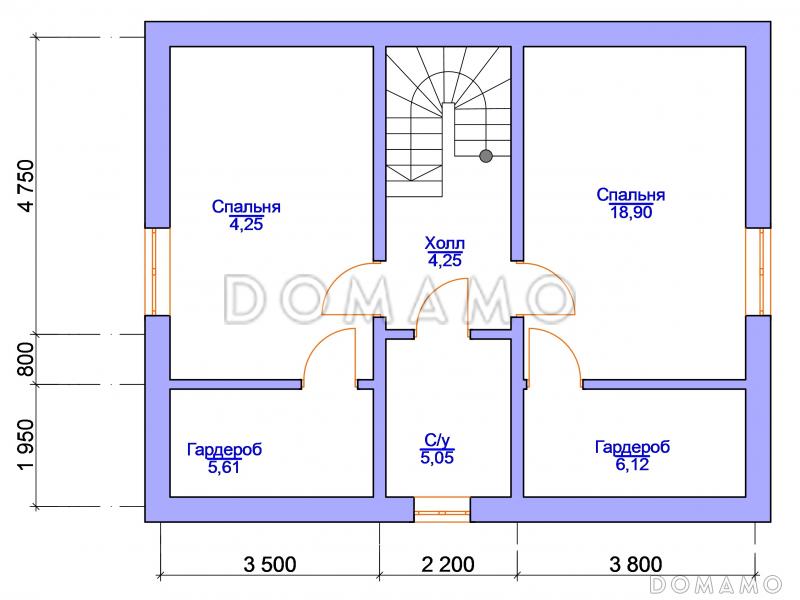 Давир -10 / План 2 этажа