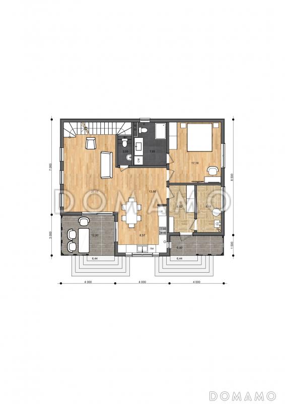 Холод / План 1 этажа