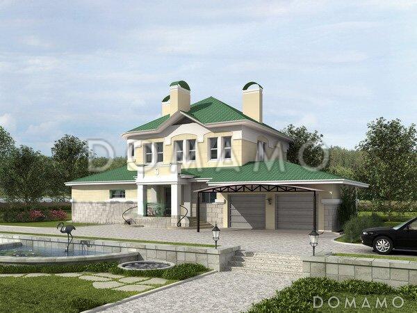 Проект жилого дома с гаражом / 1