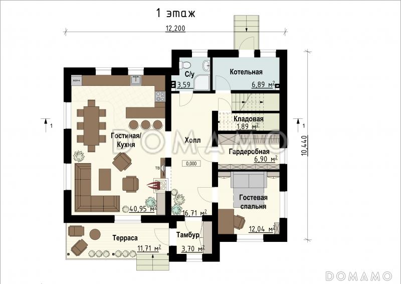 Вэйлен / План 1 этажа Вэйлен / План 1 этажа