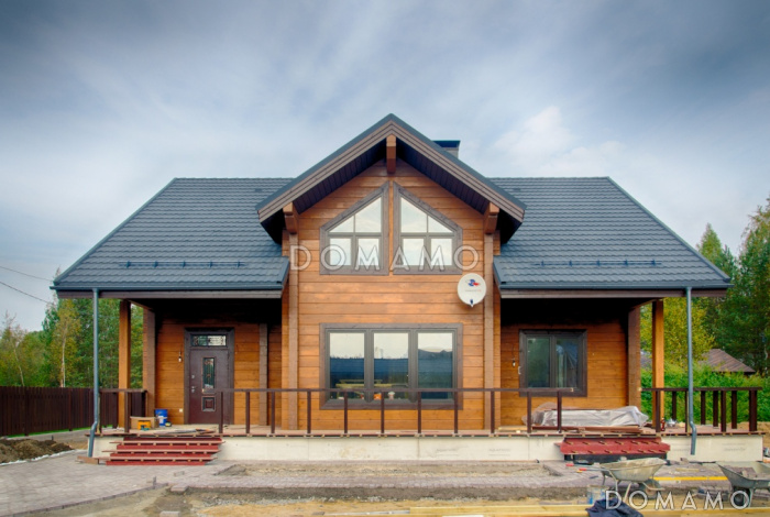 Проект дома из клееного бруса для круглогодичного проживания семьи Проект дома из клееного бруса для круглогодичного проживания семьи