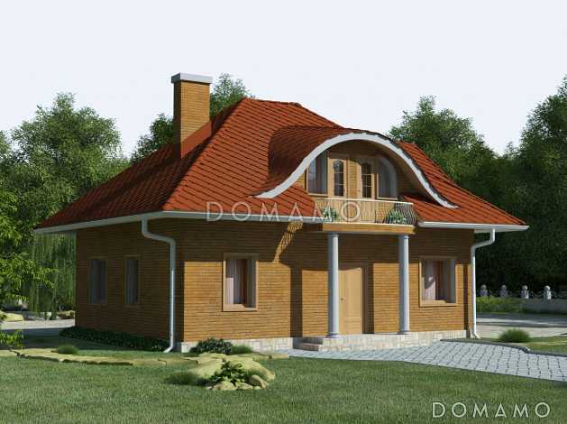 Проект современного загородного дома на семью из трех-шести человек Проект современного загородного дома на семью из трех-шести человек