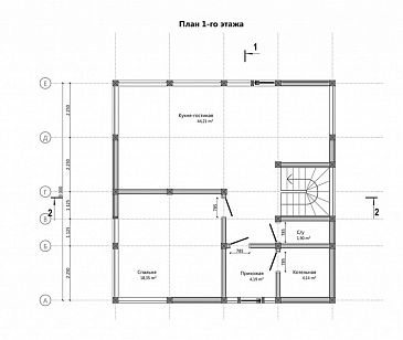 Пегас / План 1 этажа