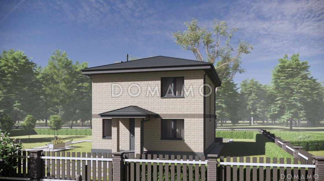 Проект строгого классического двухэтажного дома S-113 / 4