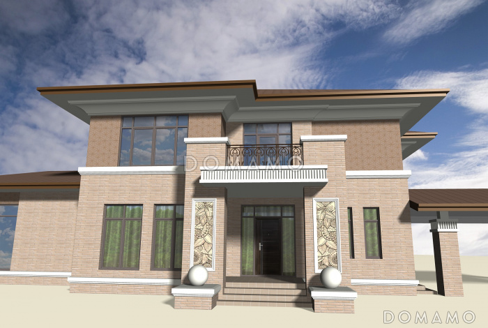 Проект дома из газобетона элитного статуса Проект дома из газобетона элитного статуса