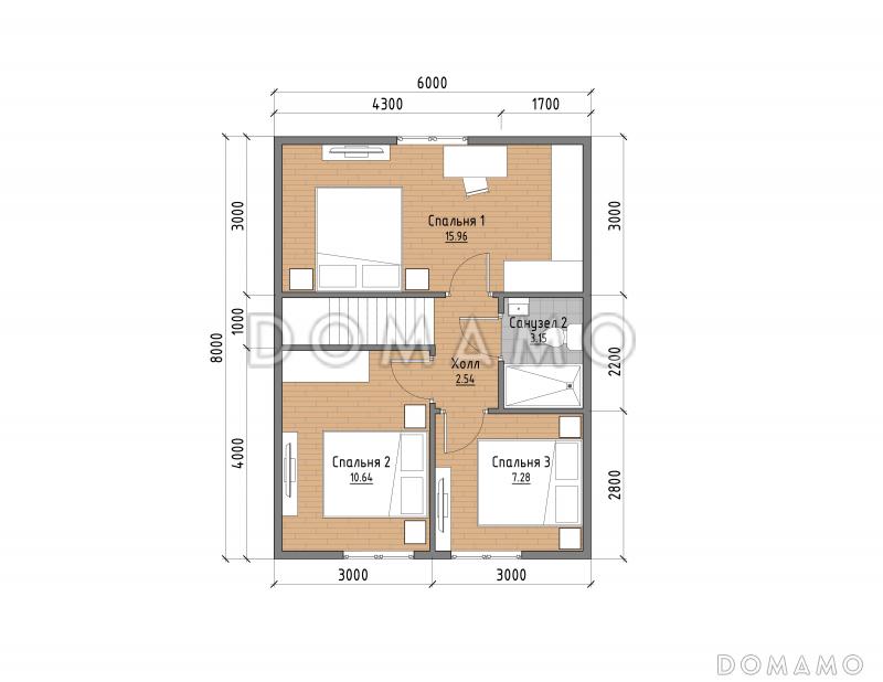 ДК-184 / План 2 этажа