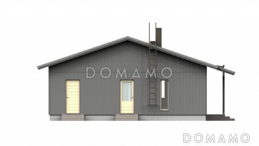 Проект каркасного дома с 9х14 / Фасад 3