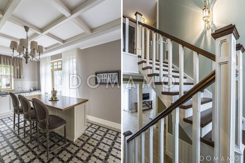 Проект скандинавского коттеджа из кирпича с эркером, мансардой и открытой террасой / 15