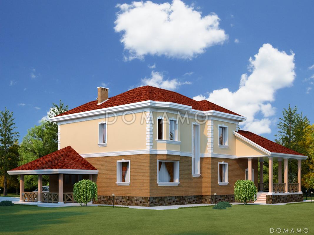 Проект дома с встроенным и пристроенным гаражом / 9