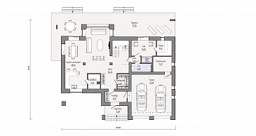 Преспа / План 1 этажа