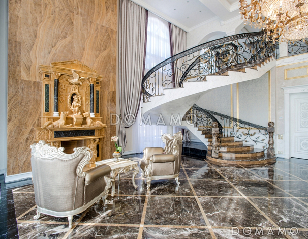 Проект роскошного дома из клееного бруса с бассейном и огромной гостиной Проект роскошного дома из клееного бруса с бассейном и огромной гостиной