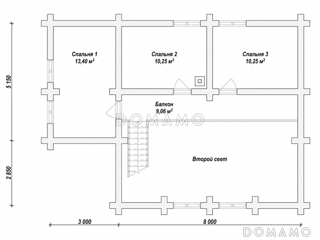 N-144 / План 2 этажа
