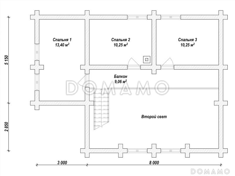 N-144 / План 2 этажа