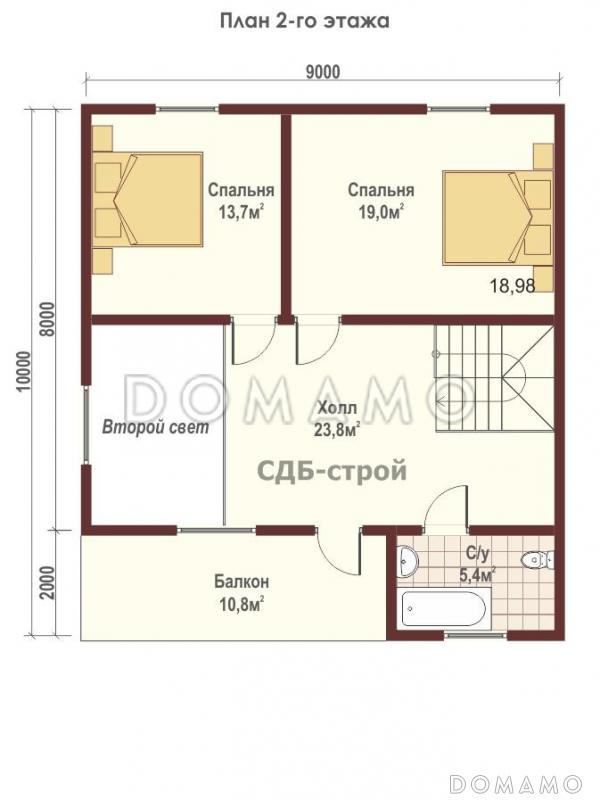 ДБР16 / План 2 этажа