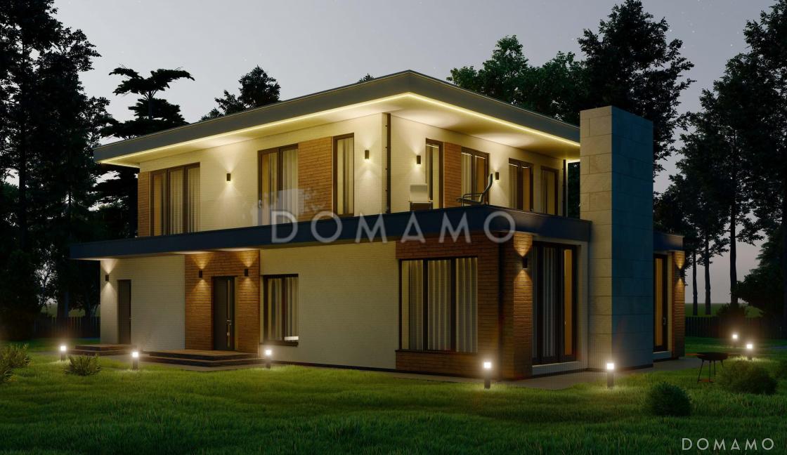 Проект эргономичного дома с гаражом на две машины S-258 / 6