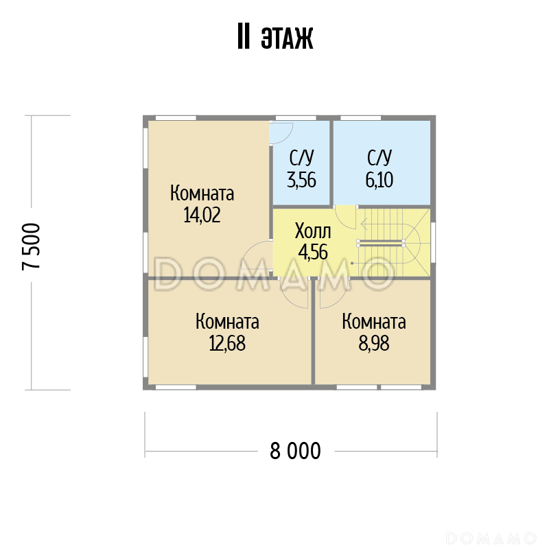 Барбарис / План 2 этажа