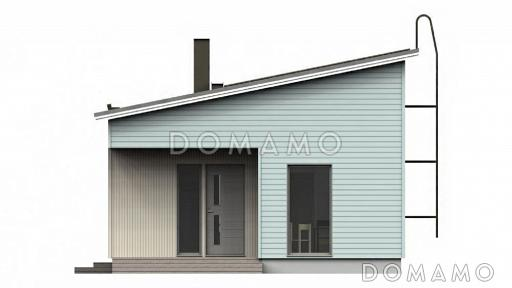 C-114 одноэтажный дом  / Фасад 1