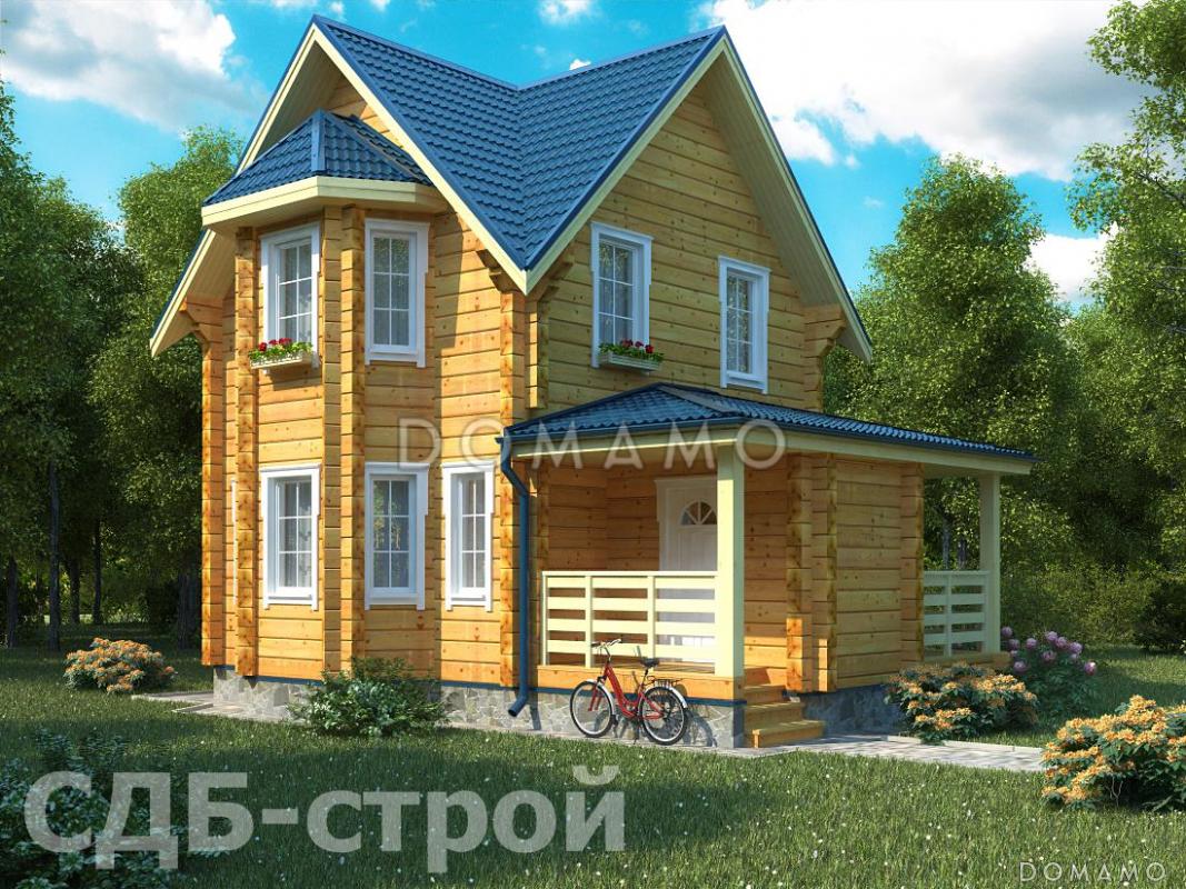 Дом из профилированного бруса ДПБ5 / 1