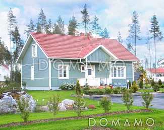 Проект каркасного дома с мансардой и санузлом