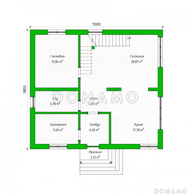 16-219 / План 1 этажа