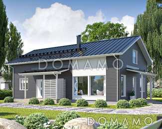 М-164 одноэтажный с мансардой дом