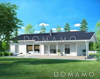 Проект современного дома с комнатой для домашней библиотеки