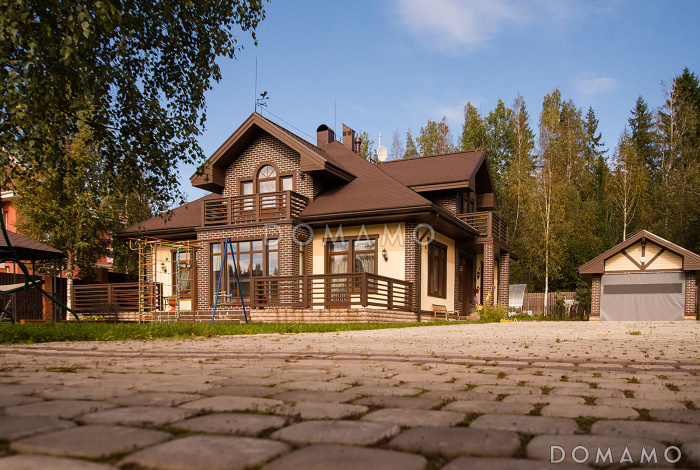 Проект каркасного дома с 4 спальнями Проект каркасного дома с 4 спальнями