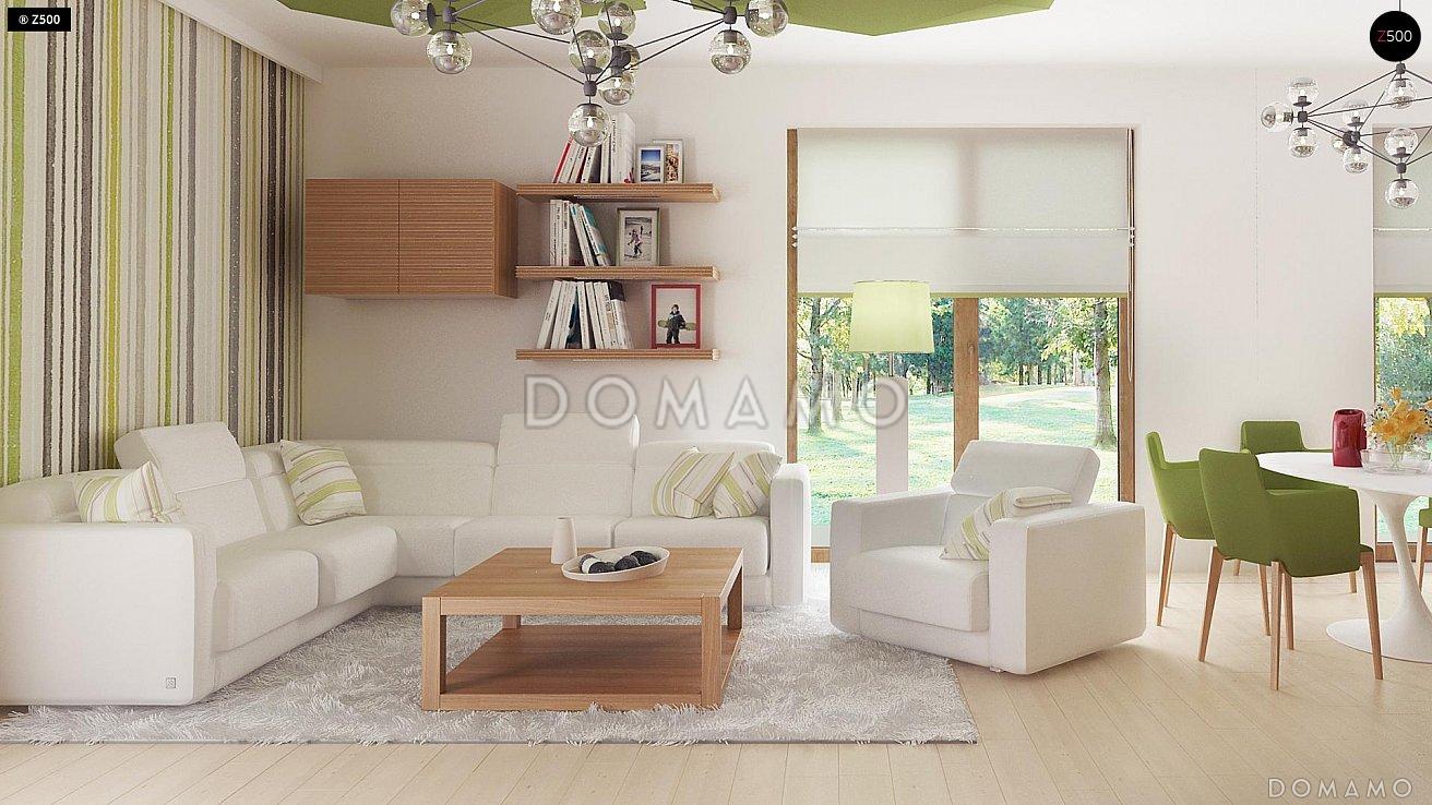 Проект одноэтажного дома из газобетона с тремя спальнями и кабинетом / 12