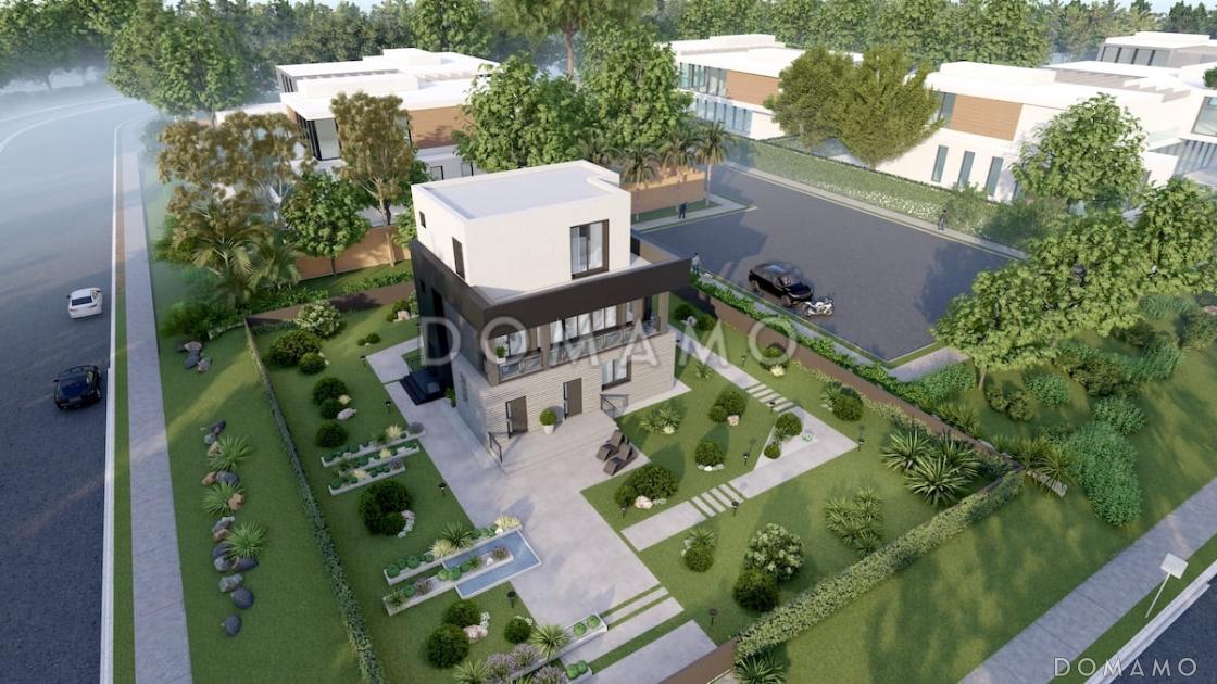 Проект трехэтажного дома в стиле хай-тек, адаптированный для сейсмозоны / 5