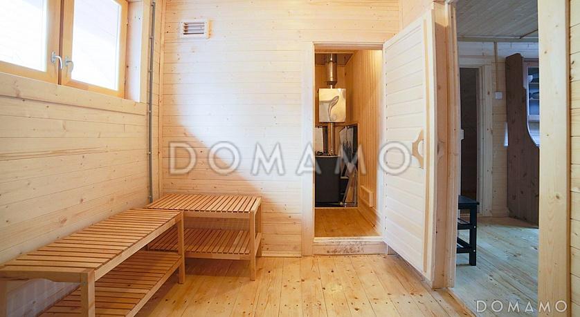 Проект бани из клееного бруса 6х5 с мансардой / 11