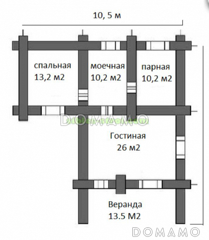 Медвежий угол / План 1 этажа Медвежий угол / План 1 этажа