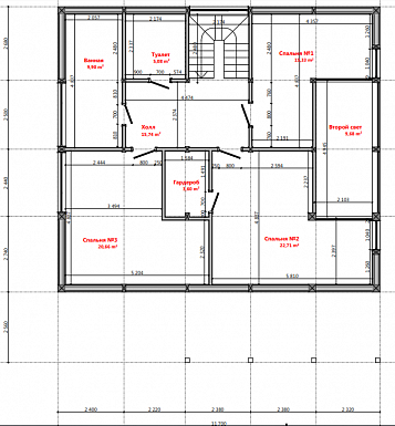 Грифон / План мансардного этажа