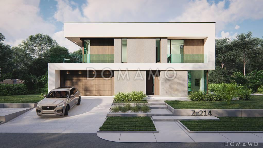 Проект комфортного загородного дома с гаражом на две машины, светлой гостиной, террасой, балконом / 7