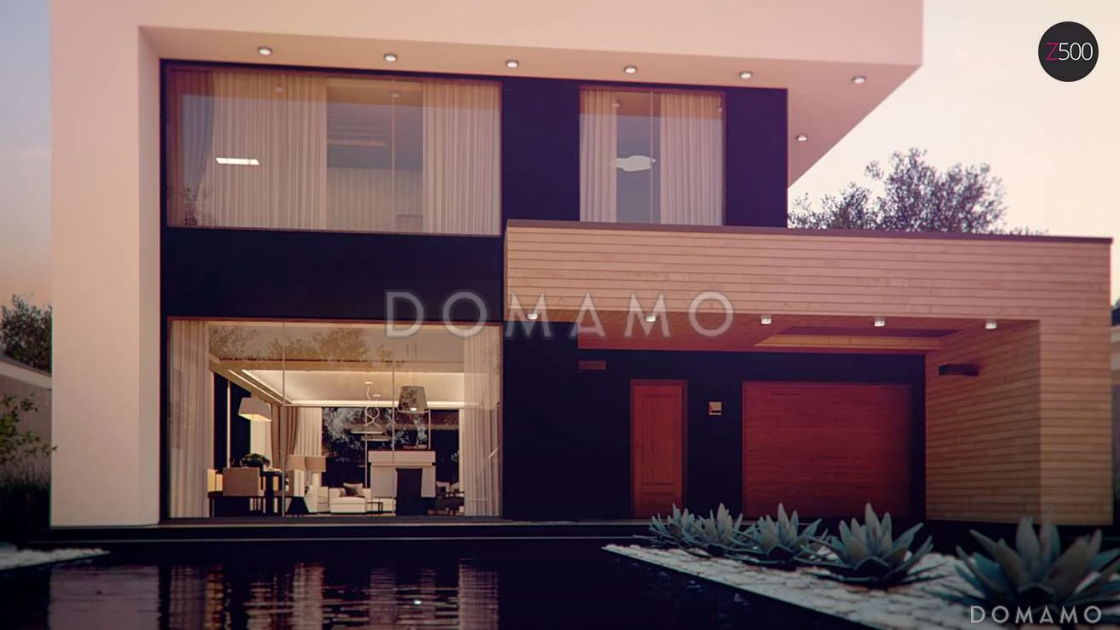 Проект кирпичного дома с 4 спальнями и большой гостиной, адаптированный для сейсмозоны / 5