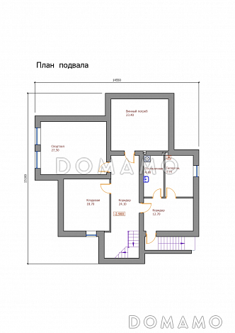 Проект 120 / План цокольного этажа