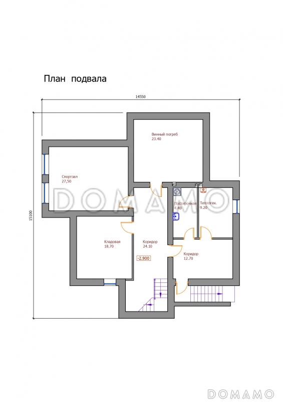 Проект 120 / План цокольного этажа