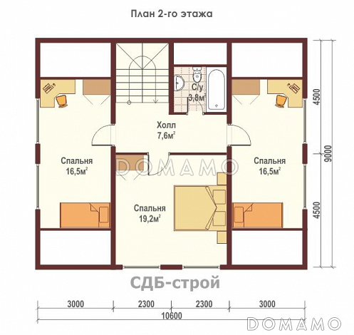 ДПБ24 / План 2 этажа ДПБ24 / План 2 этажа