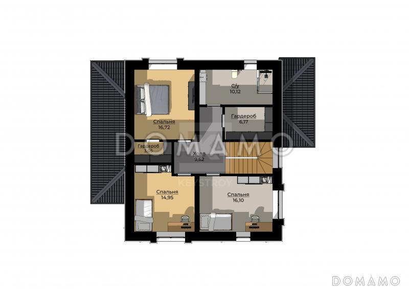 КейСтрой-382 / План 2 этажа