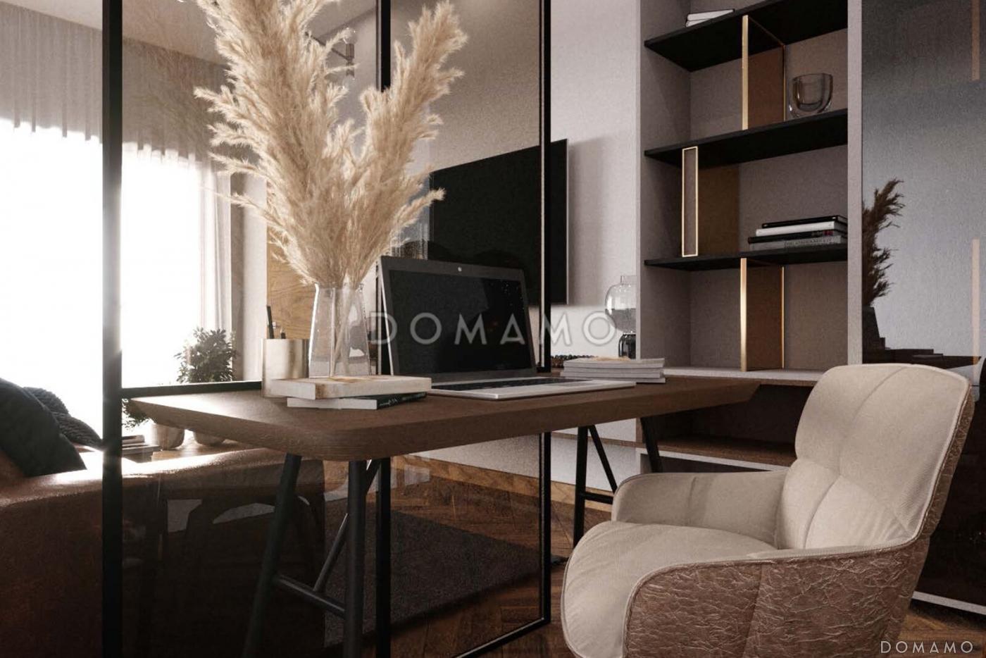 Проект дома из газобетона с сауной, 3 спальнями, террасой барбекю и навесом на 2 машины / 28