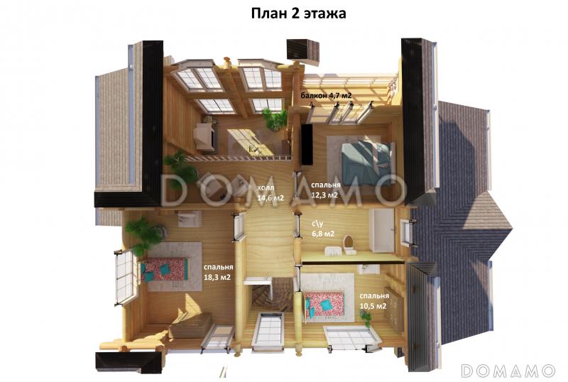 Волхов / План мансардного этажа