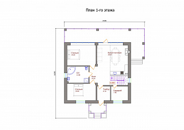 Проект 118 / План 1 этажа