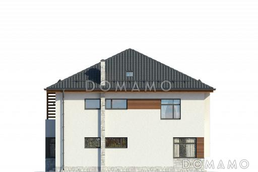 Проект загородного дома в стиле финского минимализма / Фасад 2