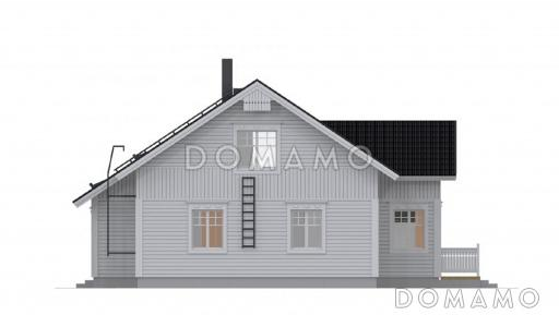 Проект каркасного дома / Фасад 4