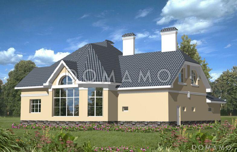 Проект дома из кирпича с кинозалом / 2