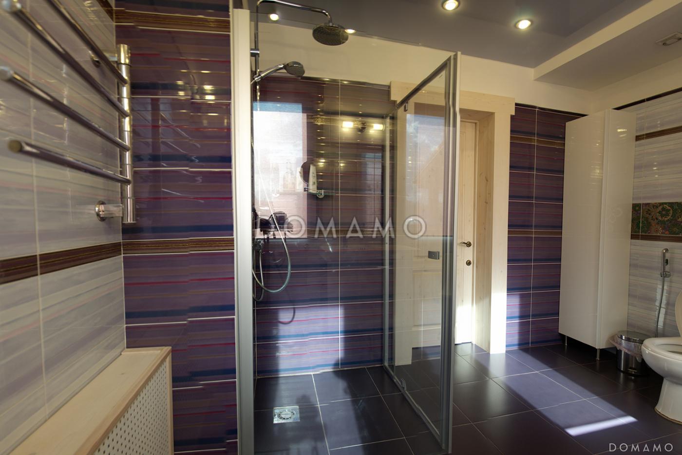 Проект каркасного дома с цокольным этажом и небольшим бассейном / 24