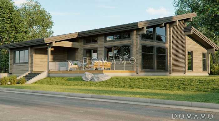 Проект идеального одноэтажного загородного дома Проект идеального одноэтажного загородного дома