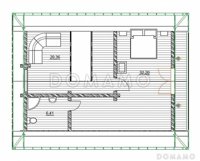Д-32 / План 2 этажа