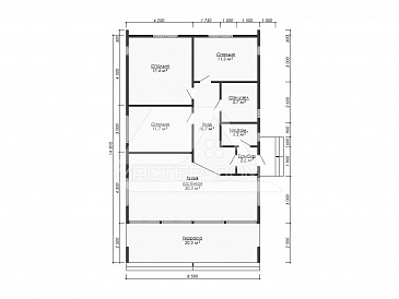 Барн2 / План 1 этажа Барн2 / План 1 этажа