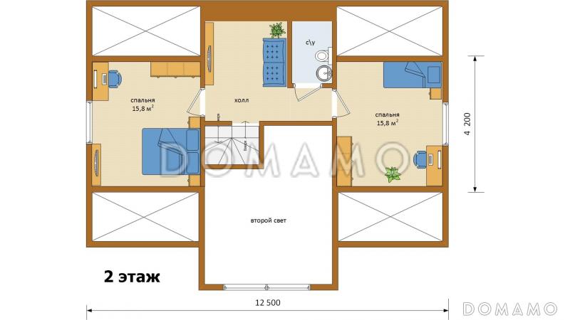 КР1 / План 2 этажа